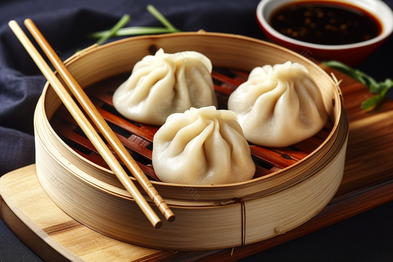 饱含汤汁香甜的小笼包包子竹屉美食特写摄影背景,高清,摄影图,摄影图片,图片大全,摄影图免费下载